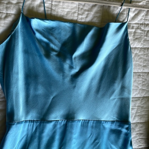 Intermix ombré silk slip dress with cowl neck line - Picture 6 of 10
